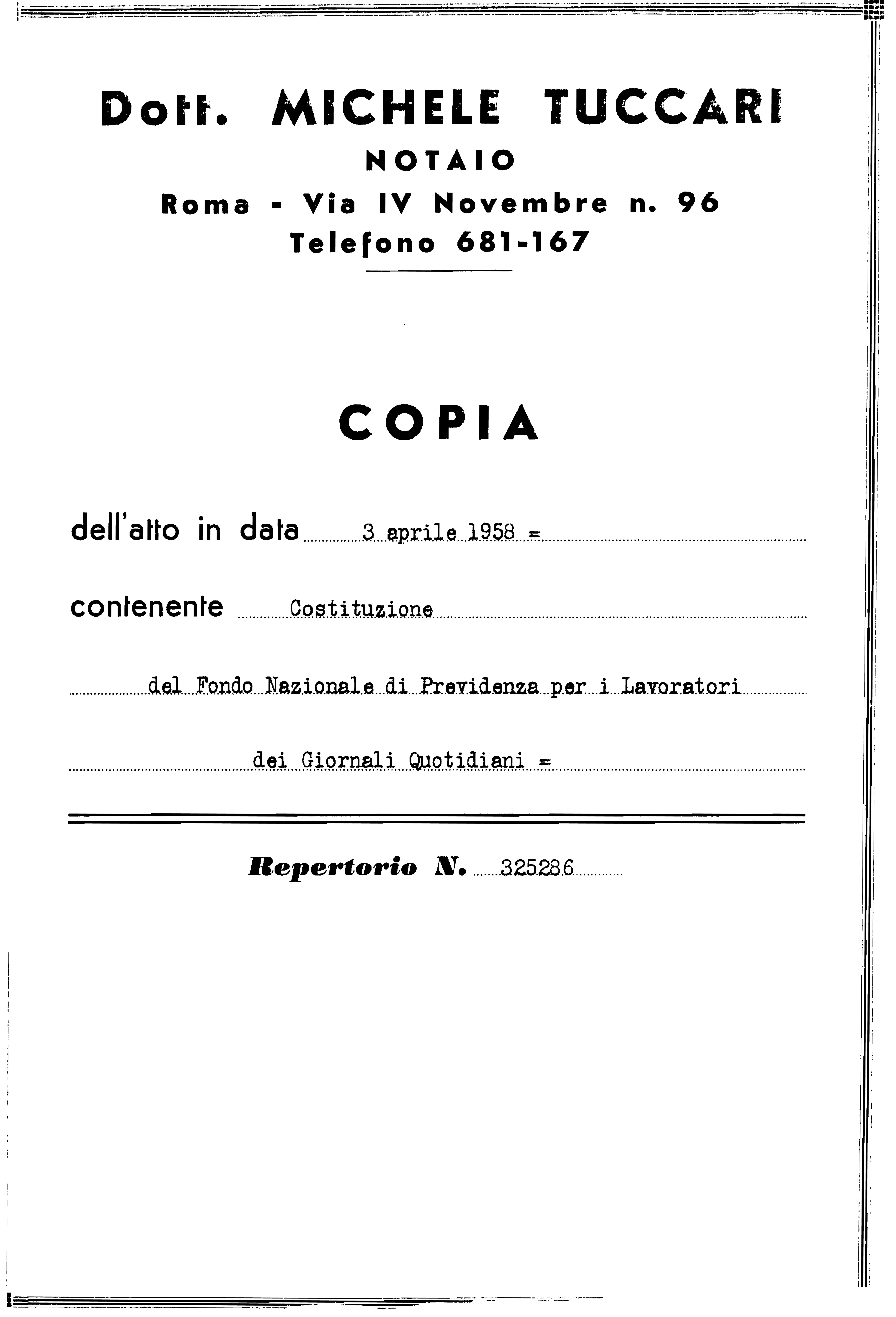 Il Fondo “Fiorenzo Casella” una catastrofe annunciata E voluta